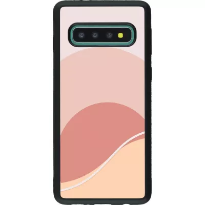 Samsung Galaxy S10 Case Hülle - Silikon schwarz Autumn 22 abstract sunrise