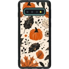 Coque Samsung Galaxy S10 - Silicone rigide noir Autumn 2024 nature