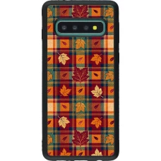 Samsung Galaxy S10 Case Hülle - Silikon schwarz Autumn 26 Autumn pattern