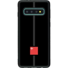 Coque Samsung Galaxy S10 - Silicone rigide noir Canton SZ noir