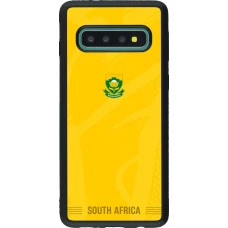 Samsung Galaxy S10 Case Hülle - Silikon schwarz Südafrika 2026 personalisierbares Fussballtrikot