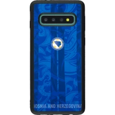 Coque Samsung Galaxy S10 - Silicone rigide noir Maillot de football Bosnie-Herzégovine 2026 personnalisable