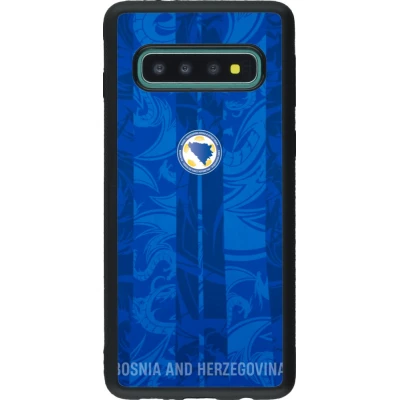 Samsung Galaxy S10 Case Hülle - Silikon schwarz Bosnien und Herzegowina 2026 personalisierbares Fussballtrikot