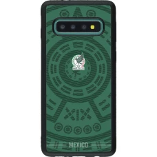 Samsung Galaxy S10 Case Hülle - Silikon schwarz Mexiko 2026 personalisierbares Fussballtrikot