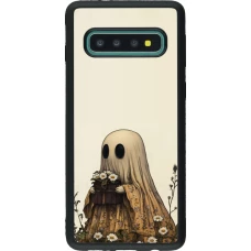 Samsung Galaxy S10 Case Hülle - Silikon schwarz Halloween 2025 Ghost gardener