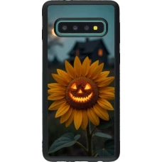 Samsung Galaxy S10 Case Hülle - Silikon schwarz Halloween 2026 Evil Sunflower