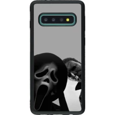 Samsung Galaxy S10 Case Hülle - Silikon schwarz Halloween 2026 Scream and Michael Myers