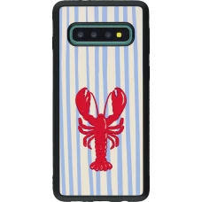 Samsung Galaxy S10 Case Hülle - Silikon schwarz Red lobster 2026