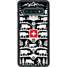 Samsung Galaxy S10 Case Hülle - Silikon schwarz Poya Schweiz 3 schwarz
