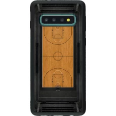 Coque Samsung Galaxy S10 - Silicone rigide noir Sports 2026 Basketball