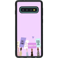 Coque Samsung Galaxy S10 - Silicone rigide noir Womens day 2026 9
