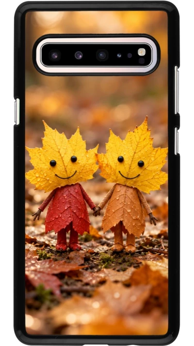Coque Samsung Galaxy S10 5G - Autumn 26 Couple of leaves