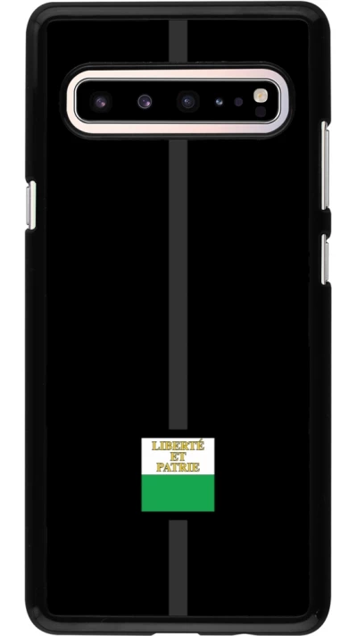 Samsung Galaxy S10 5G Case Hülle - Kanton VD schwarz