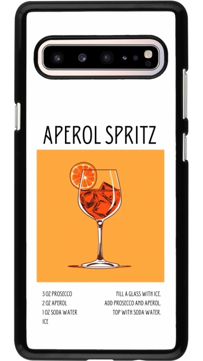 Samsung Galaxy S10 5G Case Hülle - Cocktail Rezept Aperol Spritz