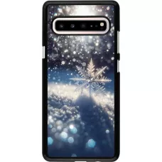 Samsung Galaxy S10 5G Case Hülle - Schneeflocke Solar Glanz