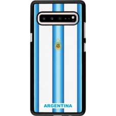 Coque Samsung Galaxy S10 5G - Maillot de football Argentine 2026 personnalisable