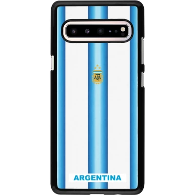Coque Samsung Galaxy S10 5G - Maillot de football Argentine 2026 personnalisable