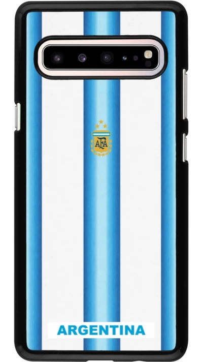 Samsung Galaxy S10 5G Case Hülle - Argentinien 2026 personalisierbares Fussballtrikot