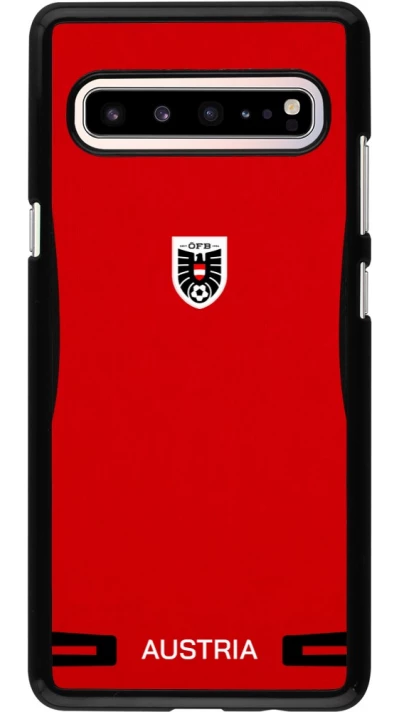 Samsung Galaxy S10 5G Case Hülle - O?sterreich 2026 personalisierbares Fussballtrikot