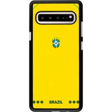Coque Samsung Galaxy S10 5G - Maillot de football Bresil 2026 personnalisable