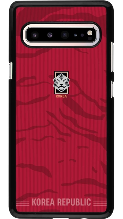 Samsung Galaxy S10 5G Case Hülle - Südkorea 2026 personalisierbares Fussballtrikot