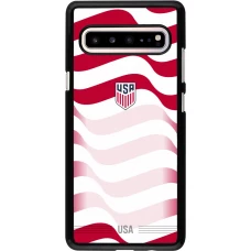 Samsung Galaxy S10 5G Case Hülle - Vereinigten Staaten 2026 personalisierbares Fussballtrikot