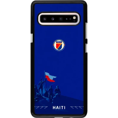 Samsung Galaxy S10 5G Case Hülle - Haiti 2026 personalisierbares Fussballtrikot