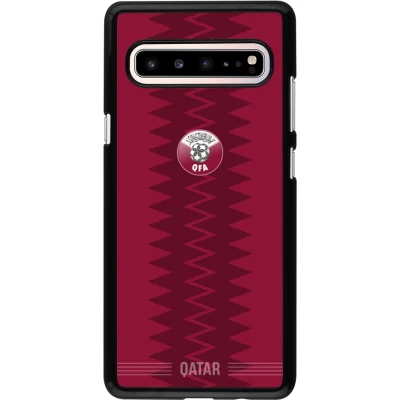 Samsung Galaxy S10 5G Case Hülle - Qatar 2026 personalisierbares Fussballtrikot