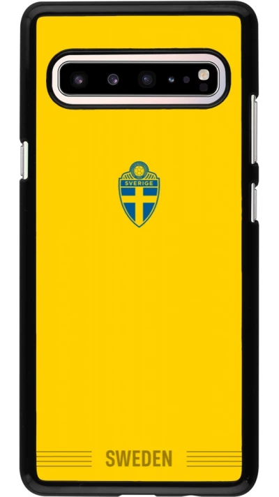 Samsung Galaxy S10 5G Case Hülle - Schweden 2026 personalisierbares Fussballtrikot