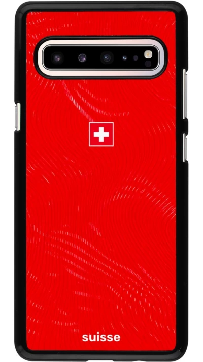 Samsung Galaxy S10 5G Case Hülle - Schweiz 2026 personalisierbares Fussballtrikot
