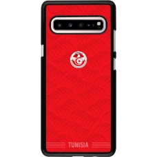 Samsung Galaxy S10 5G Case Hülle - Tunesien 2026 personalisierbares Fussballtrikot