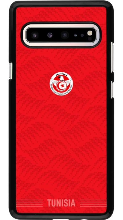 Samsung Galaxy S10 5G Case Hülle - Tunesien 2026 personalisierbares Fussballtrikot