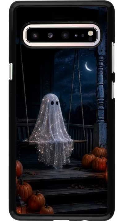 Coque Samsung Galaxy S10 5G - Halloween 2026 Ghost on a swing