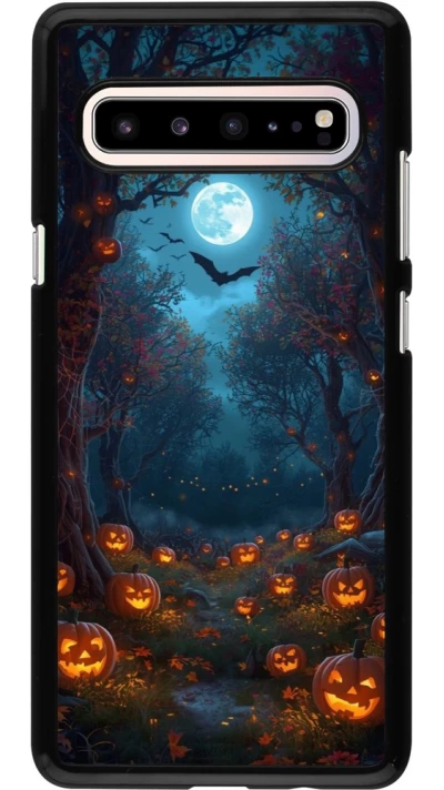 Coque Samsung Galaxy S10 5G - Halloween 2026 Road of Pumpkins