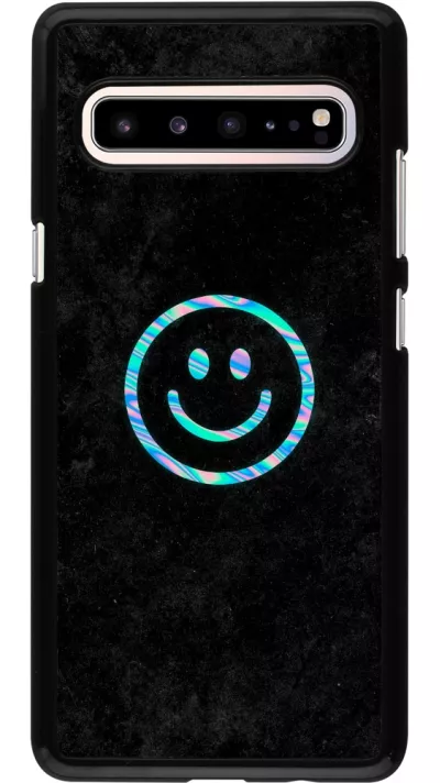 Samsung Galaxy S10 5G Case Hülle - Happy smiley irisirt