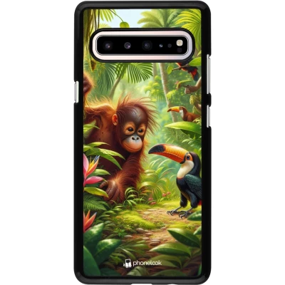 Samsung Galaxy S10 5G Case Hülle - Tropischer Dschungel Tayrona