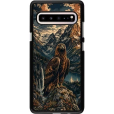 Coque Samsung Galaxy S10 5G - Linocut Aigle Royal