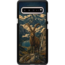 Coque Samsung Galaxy S10 5G - Linocut Bouquetin