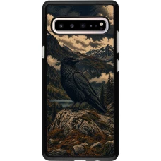 Coque Samsung Galaxy S10 5G - Linocut Grand Corbeau