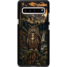 Coque Samsung Galaxy S10 5G - Linocut Grand-Duc