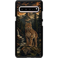 Coque Samsung Galaxy S10 5G - Linocut Lynx