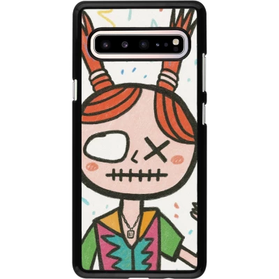 Samsung Galaxy S10 5G Case Hülle - Little Girl Sketch