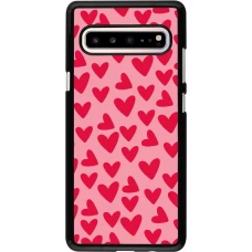 Coque Samsung Galaxy S10 5G - Mom 2024 petits coeurs