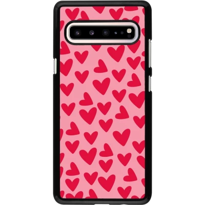 Coque Samsung Galaxy S10 5G - Mom 2024 petits coeurs