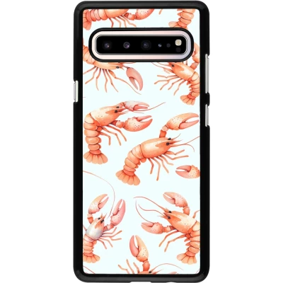 Coque Samsung Galaxy S10 5G - Pattern de homards pastels