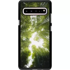 Samsung Galaxy S10 5G Case Hülle - Spring 23 forest blue sky