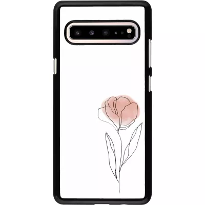 Samsung Galaxy S10 5G Case Hülle - Spring 23 minimalist flower