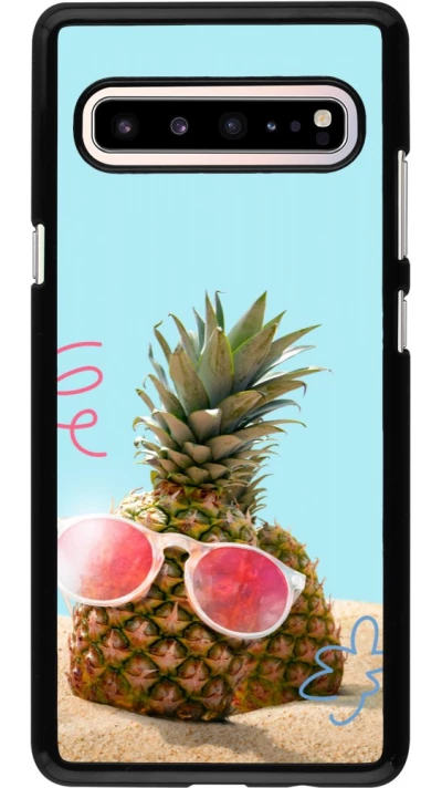 Coque Samsung Galaxy S10 5G - Pineapple with glasses Summer 2026