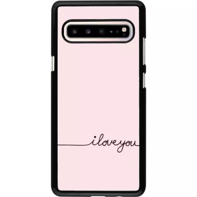 Samsung Galaxy S10 5G Case Hülle - Valentine 2023 i love you writing