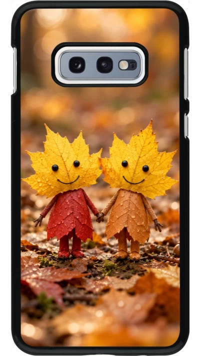 Samsung Galaxy S10e Case Hülle - Autumn 26 Couple of leaves